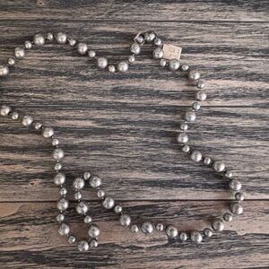 Orelle Metallic Silver Necklace - Vintage